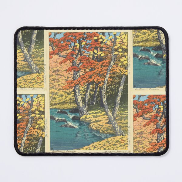 Item preview, Autumn in Oirase by Hasui Kawase | Japanese Fall Poster | Nature Landscape Art | Japandi Wall Decor designed and sold by artofuniverse.