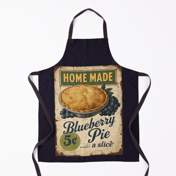 Item preview, Vintage Blueberry Pie Poster designed and sold by GoodOldVintage.