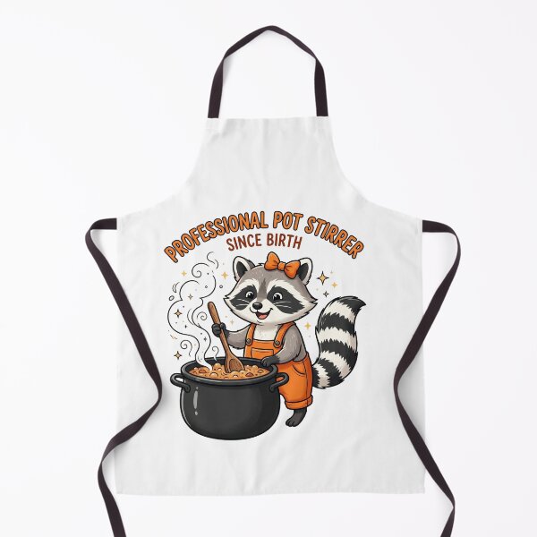 Item preview, Professional Pot Stirrer Since Birth Raccoon Funny Personality designed and sold by SofenArt.
