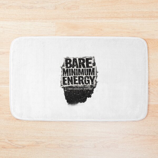 Item preview, Bare Minimum Energy | Burnout Humor | Streetwear Typography Design designed and sold by KAYJAY DESIGNS.