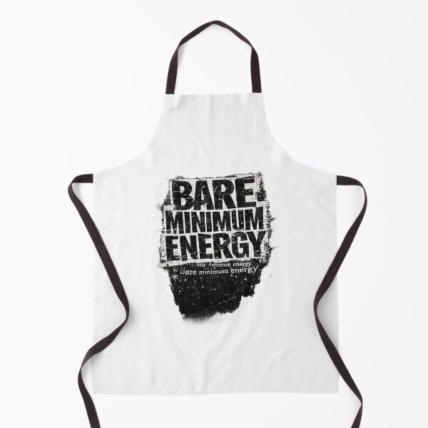 Item preview, Bare Minimum Energy | Burnout Humor | Streetwear Typography Design designed and sold by KAYJAY DESIGNS.