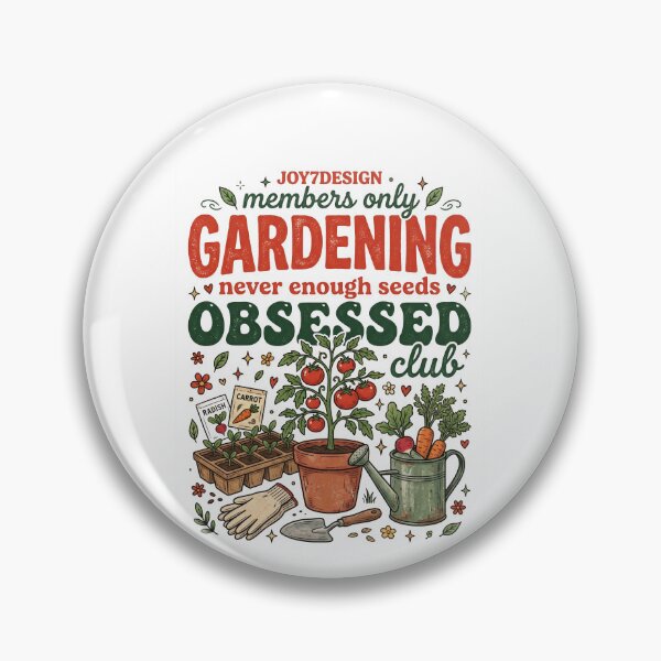 Item preview, Members Only Gardening Never Enough Seeds Obsessed Club Gardener Plant Lover Hobbyist designed and sold by SofenArt.