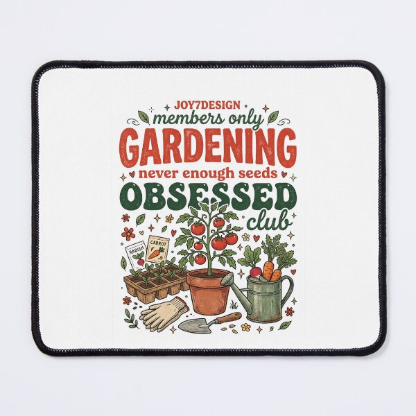 Item preview, Members Only Gardening Never Enough Seeds Obsessed Club Gardener Plant Lover Hobbyist designed and sold by SofenArt.