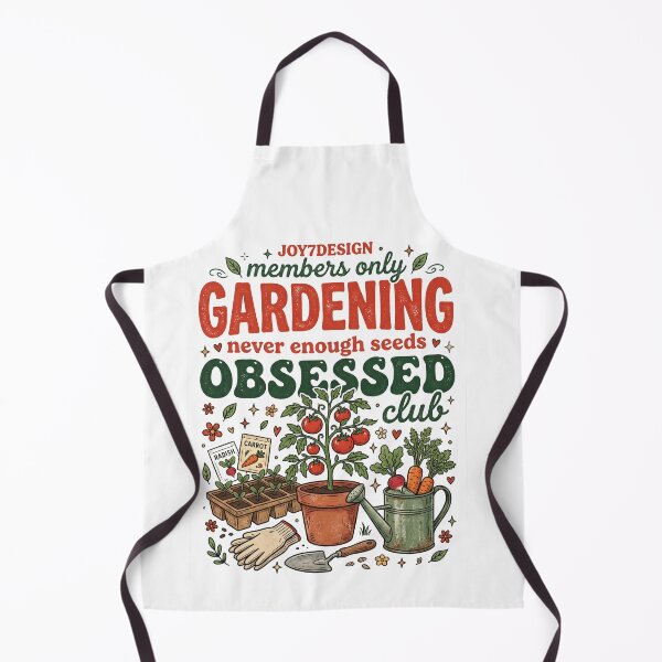 Item preview, Members Only Gardening Never Enough Seeds Obsessed Club Gardener Plant Lover Hobbyist designed and sold by SofenArt.