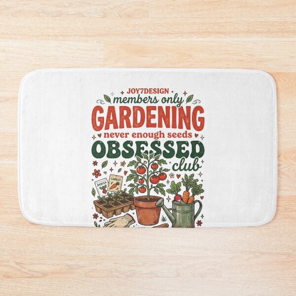 Item preview, Members Only Gardening Never Enough Seeds Obsessed Club Gardener Plant Lover Hobbyist designed and sold by SofenArt.
