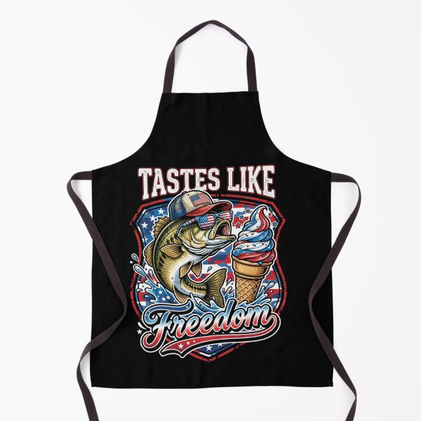 Item preview, Tastes Like Freedom American Bass Fishing Fisherman Patriot designed and sold by SofenArt.