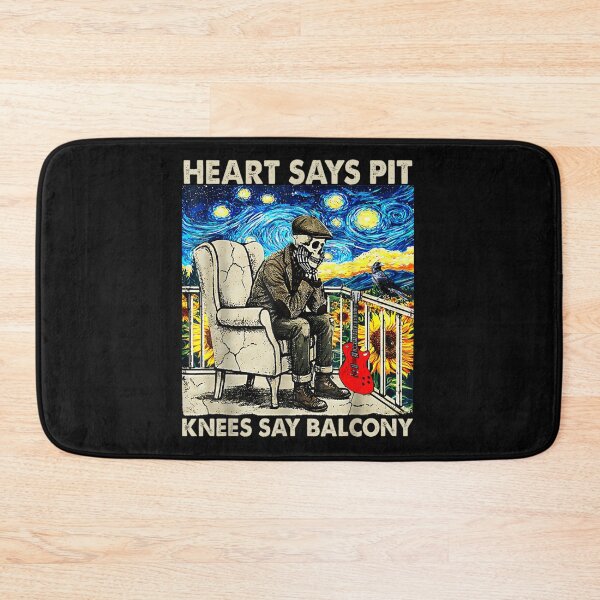Item preview, Funny Heart Says Pit Knees Say Balcony Classic designed and sold by amycathyf3.