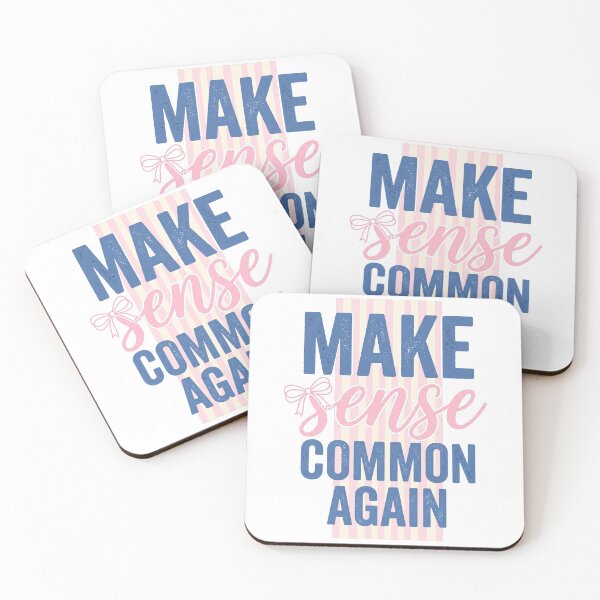 Item preview, Make Sense Common Again Common Sense Wisdom Logic Thinker designed and sold by SofenArt.