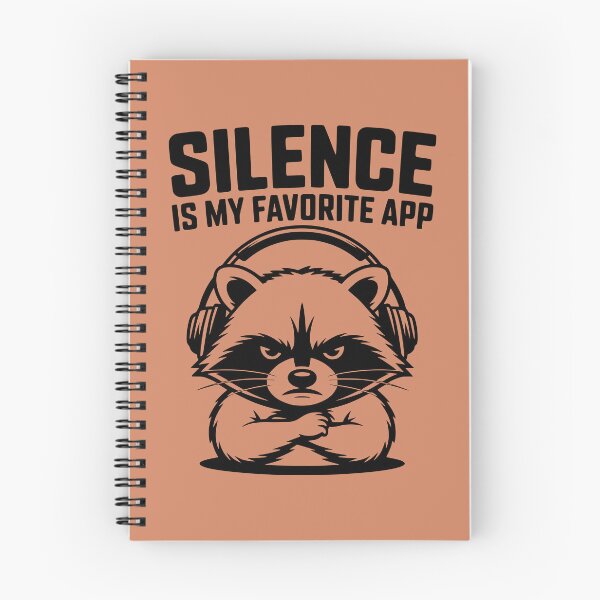 Item preview, Grumpy Raccoon Silence Sticker | Minimalist Trash Panda designed and sold by MavtM.