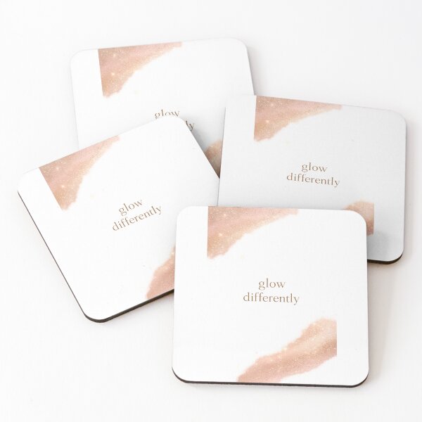 Item preview, Glow Differently | Soft Aesthetic Motivation | Minimal Luxury Design designed and sold by KAYJAY DESIGNS.