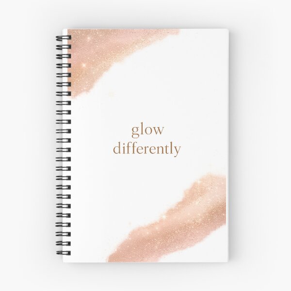 Item preview, Glow Differently | Soft Aesthetic Motivation | Minimal Luxury Design designed and sold by KAYJAY DESIGNS.