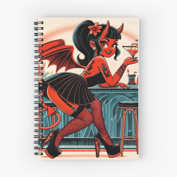 Item preview, Tiki Temptation: Retro Devil Girl Pin-Up Lowbrow Art designed and sold by Montana Slim.