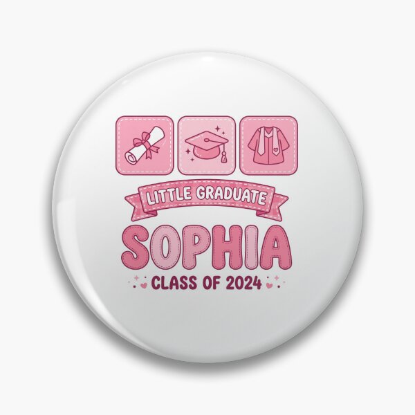 Item preview, Little Graduate Sophia Class Of 2024 Student Graduation Celebration designed and sold by SofenArt.