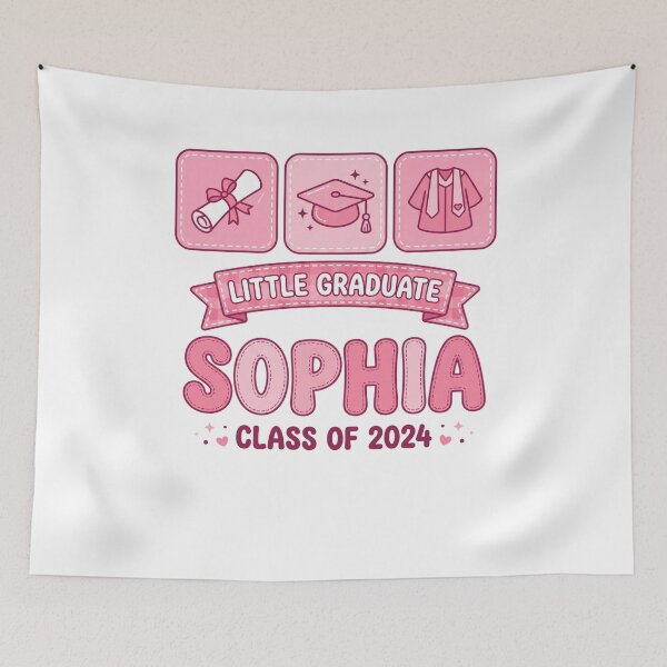 Item preview, Little Graduate Sophia Class Of 2024 Student Graduation Celebration designed and sold by SofenArt.