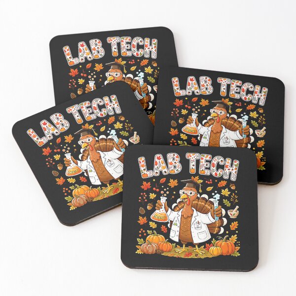Item preview, Lab Tech Turkey Dr Gobble Funny Thanksgiving Science Fall Autumn designed and sold by graphixpolash.