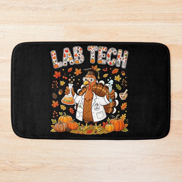 Item preview, Lab Tech Turkey Dr Gobble Funny Thanksgiving Science Fall Autumn designed and sold by graphixpolash.