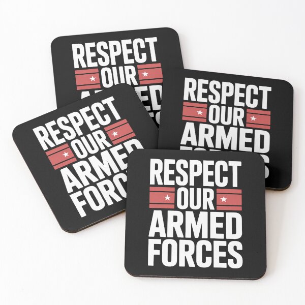 Item preview, Respect Our Armed Forces — Bold Military Star Shirt V1 designed and sold by DarylWelsh2024.