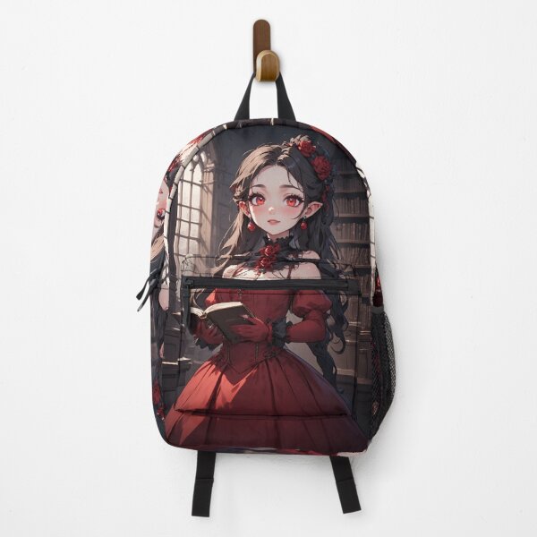 Item preview, Aristocratic vampire with a book in a library designed and sold by ArtsJulian.