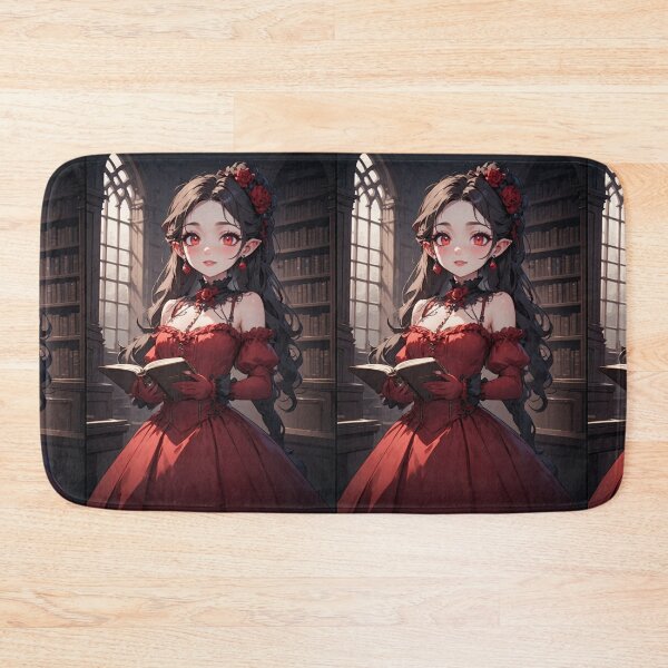 Item preview, Aristocratic vampire with a book in a library designed and sold by ArtsJulian.