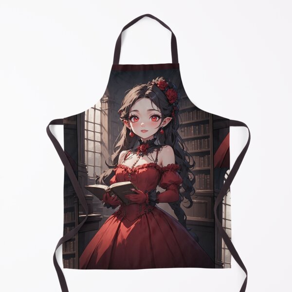 Item preview, Aristocratic vampire with a book in a library designed and sold by ArtsJulian.