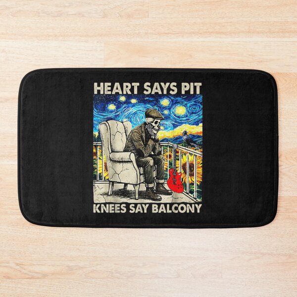 Item preview, Funny Heart Says Pit Knees Say Balcony designed and sold by ona2fepan.