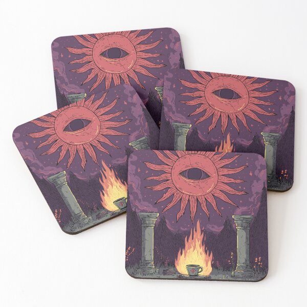 Item preview, Solar Eye Forest Altar - Pagan Symbols designed and sold by bapupa.