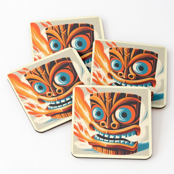 Item preview, Flaming Fury - Tiki Terror designed and sold by Montana Slim.