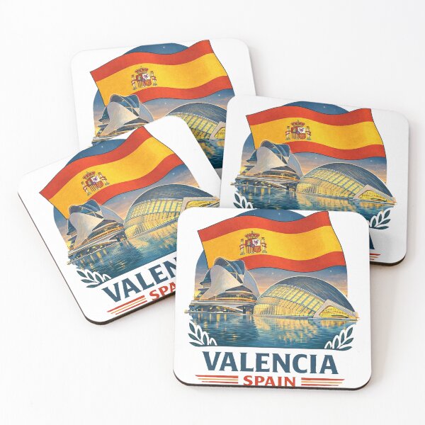 Item preview, Valencia Spain Travel Retro Emblem designed and sold by francous03.