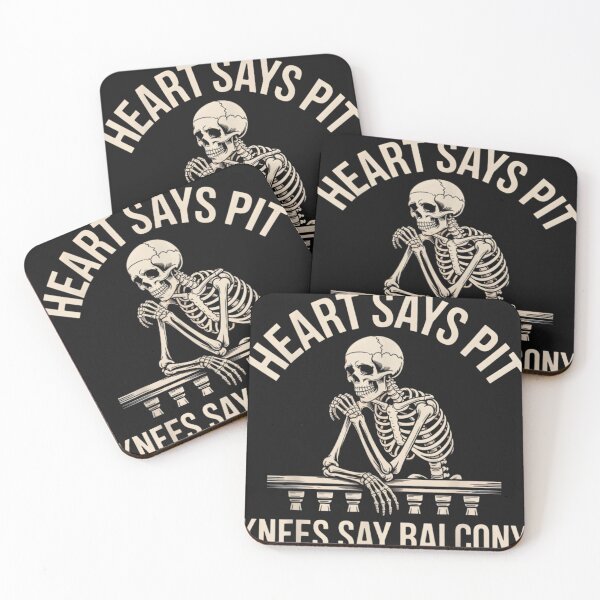 Item preview, Funny Heart Says Pit Knees Say Balcony designed and sold by ona2fepan.