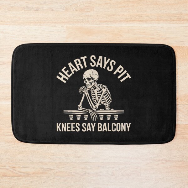 Item preview, Funny Heart Says Pit Knees Say Balcony designed and sold by ona2fepan.