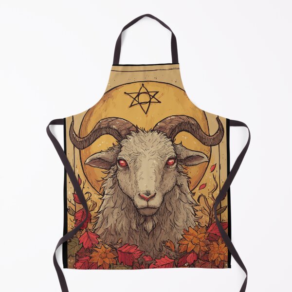 Item preview, Horned Ram Hexagram Sigil - Pagan Symbols designed and sold by bapupa.