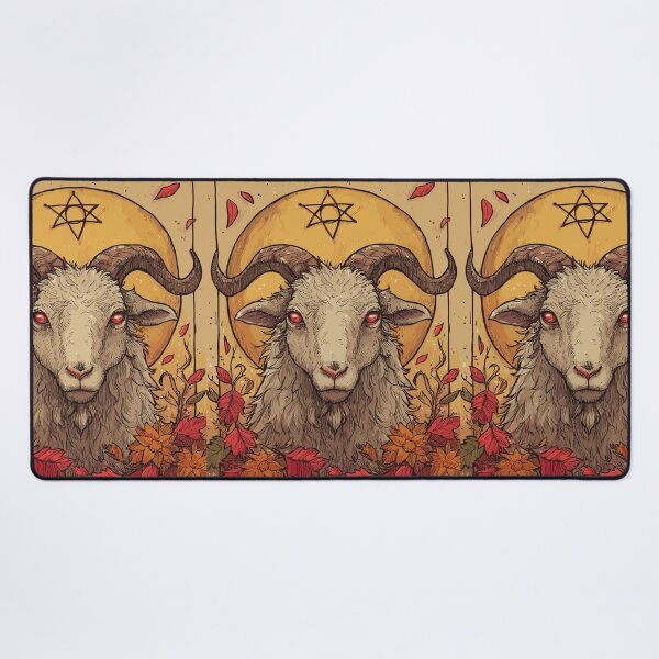 Item preview, Horned Ram Hexagram Sigil - Pagan Symbols designed and sold by bapupa.