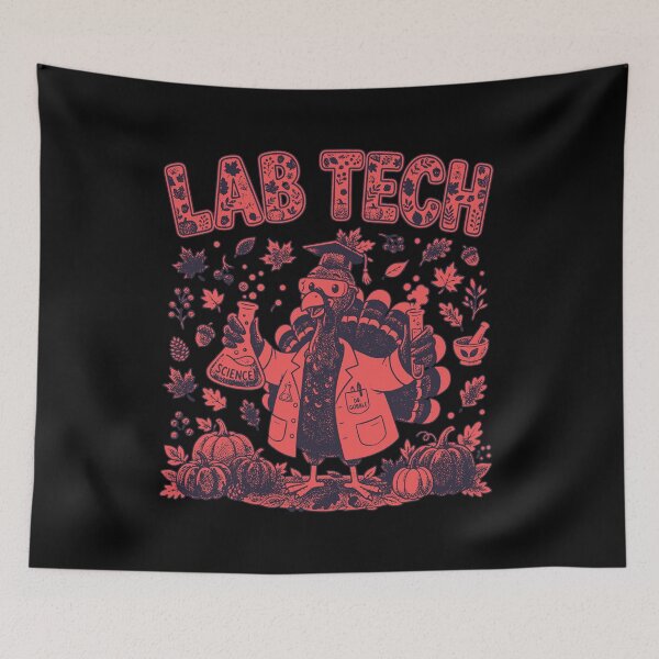 Item preview, Lab Tech Turkey Dr Gobble Funny Thanksgiving Science Fall Autumn designed and sold by graphixpolash.