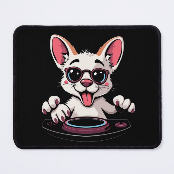 Item preview, Cute DJ Puppy Funny Dog Music Mixing Graphic Art designed and sold by artlife4.