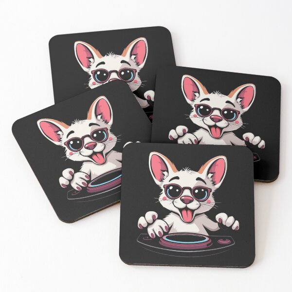 Item preview, Cute DJ Puppy Funny Dog Music Mixing Graphic Art designed and sold by artlife4.