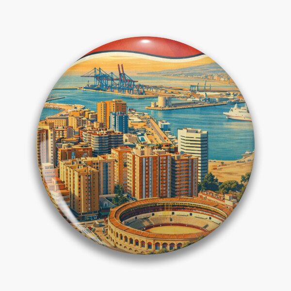 Item preview, Malaga Spain - Travel Art designed and sold by francous03.