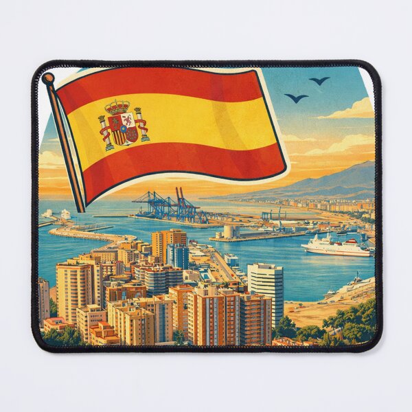 Item preview, Malaga Spain - Travel Art designed and sold by francous03.