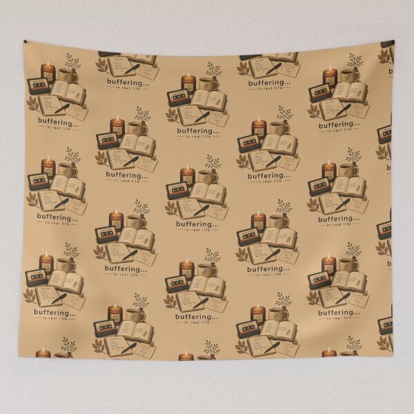 Item preview, Buffering In Real Life | Slow Living Aesthetic Design designed and sold by KAYJAY DESIGNS.