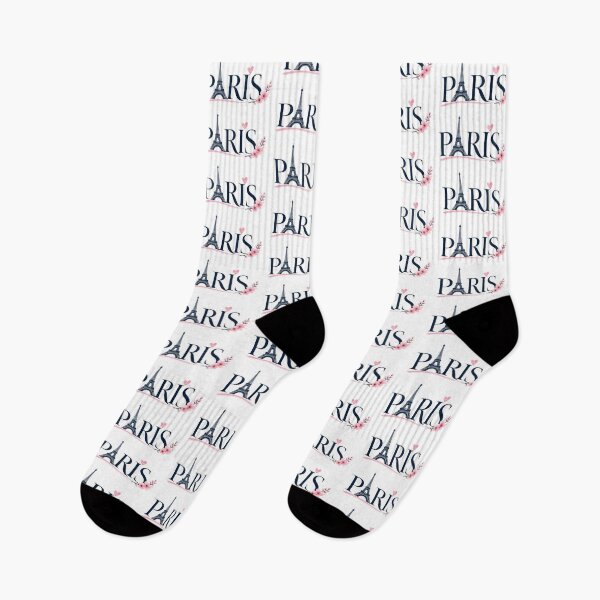 Item preview, Paris Eiffel Tower Typography Design designed and sold by RedSwagStore.