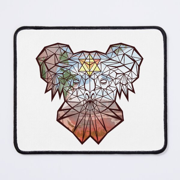 Item preview, Geometric Koala Spiritual Animal Design Dark Background designed and sold by ART-J-JAKE Wear.