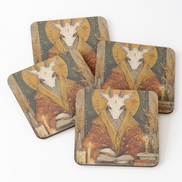 Item preview, Occult Goat Scholar Ritual - Pagan Spirituality designed and sold by bapupa.
