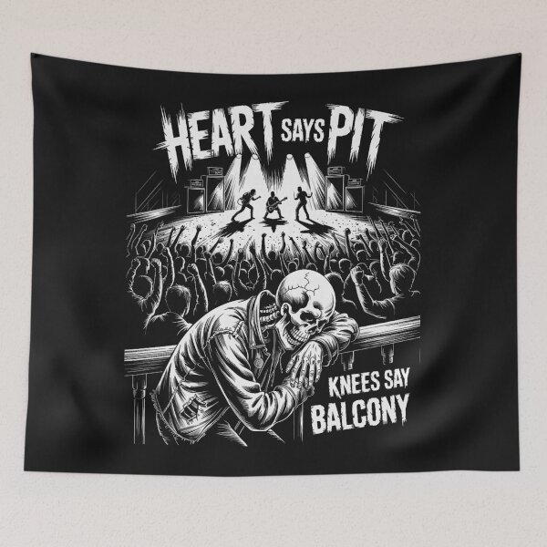 Item preview, Funny Heart Says Pit Knees Say Balcony designed and sold by ona2fepan.