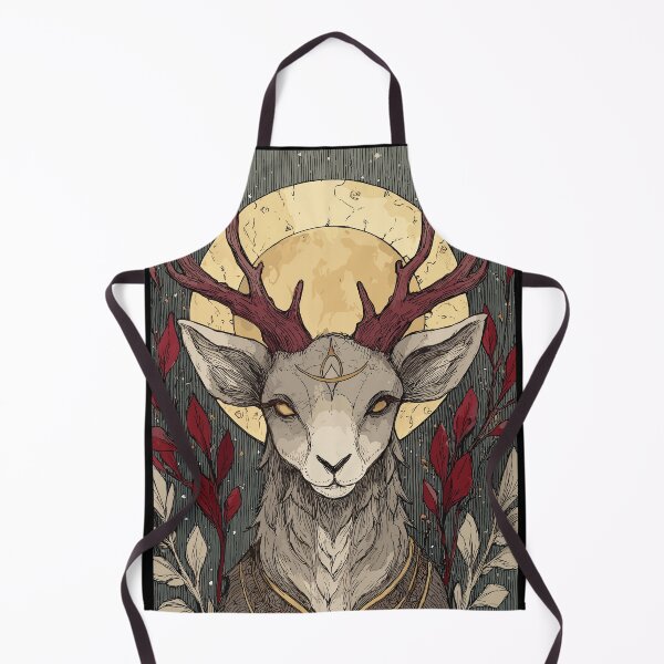 Item preview, Pagan Antlered Deer Deity - Paganism designed and sold by bapupa.