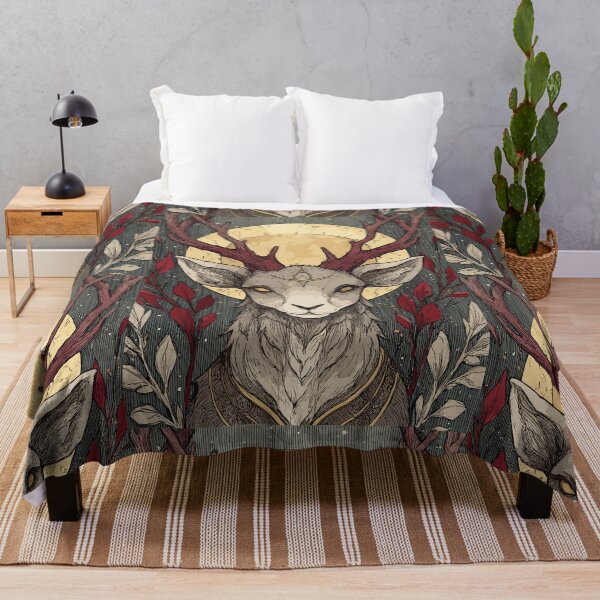 Item preview, Pagan Antlered Deer Deity - Paganism designed and sold by bapupa.