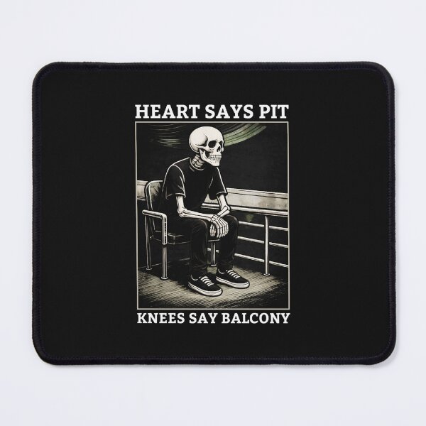 Item preview, Funny Heart Says Pit Knees Say Balcony designed and sold by ona2fepan.