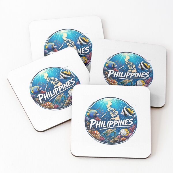Item preview, Philippines Underwater Paradise – Tropical Fish & Ocean Life Design designed and sold by la-vie-aux-philippines.