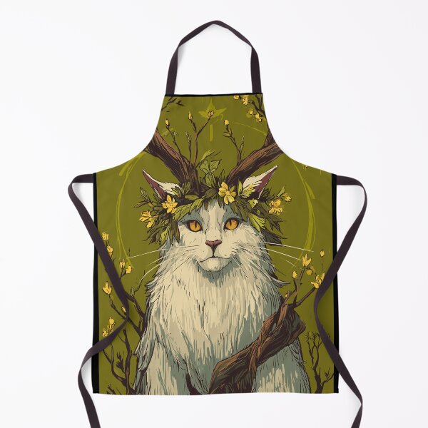 Item preview, Sacred Horned Cat Spirit - Paganism designed and sold by bapupa.
