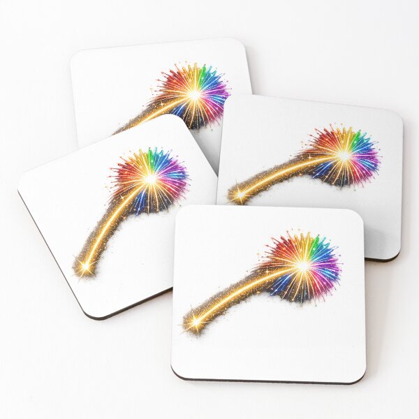 Item preview, MAKE A WISH – STREAKS OF PRIDE ⚡✨– CORE BURST EDITION - ANY BACKGROUND designed and sold by WheelieGdArt.