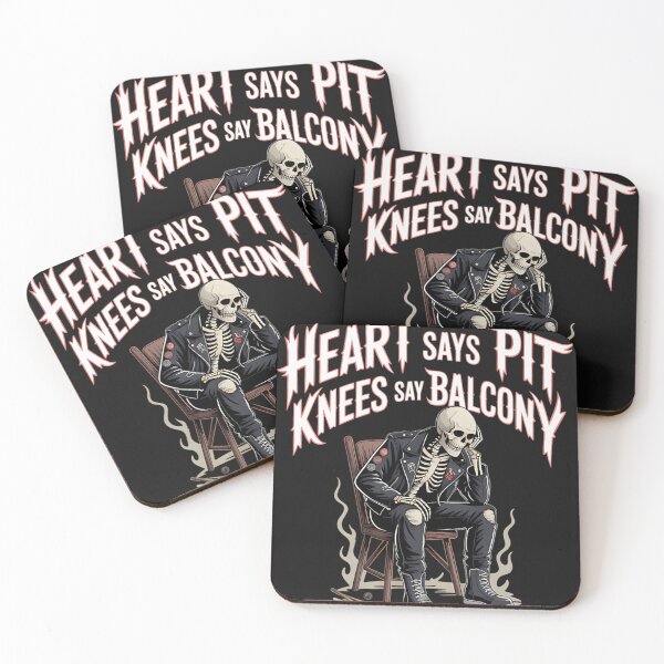 Item preview, Funny Heart Says Pit Knees Say Balcony designed and sold by ona2fepan.