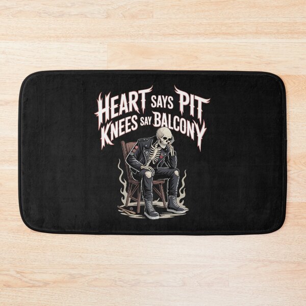 Item preview, Funny Heart Says Pit Knees Say Balcony designed and sold by ona2fepan.